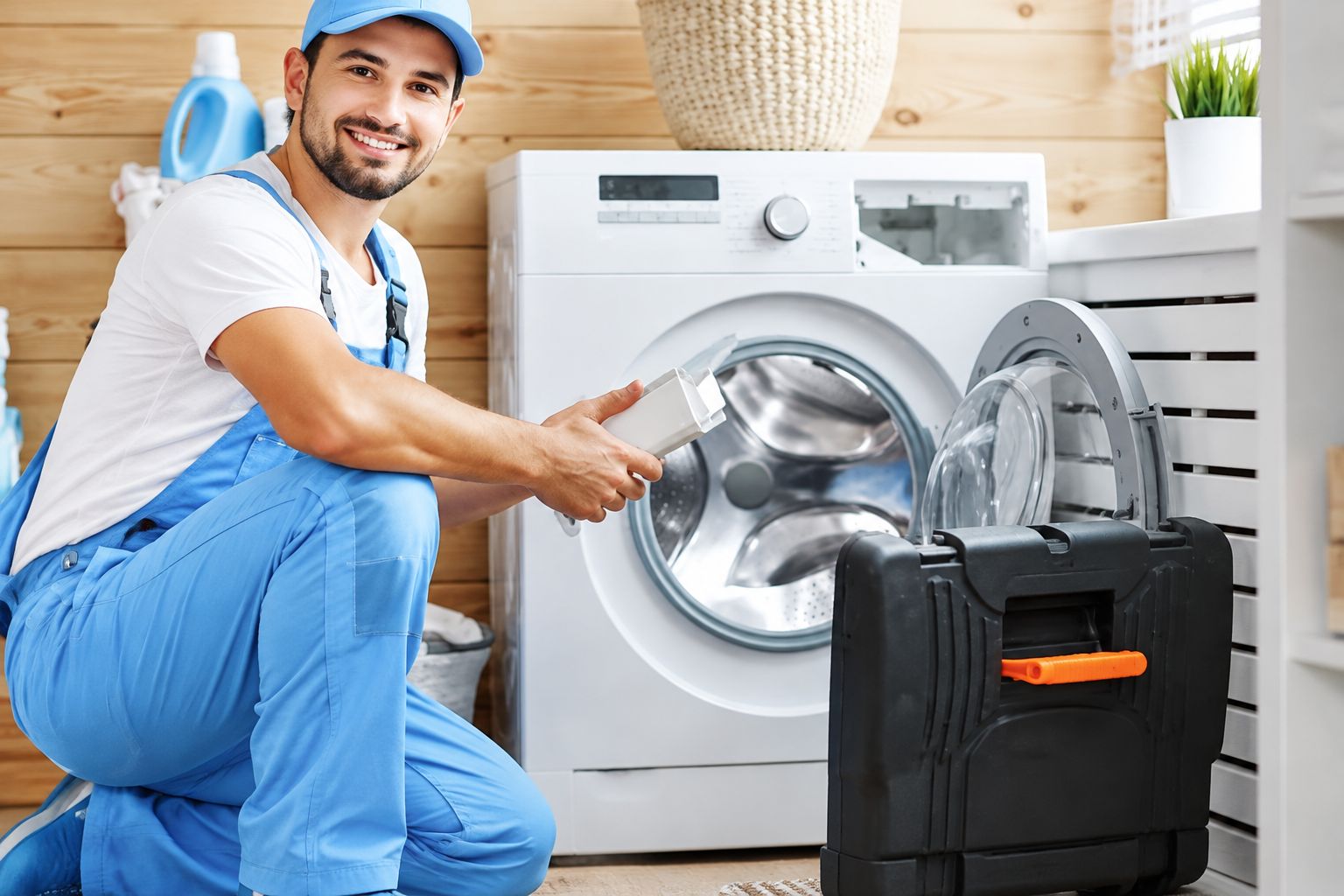 تعویض بلبرینگ و تعمیر موتور لباسشویی ال جی