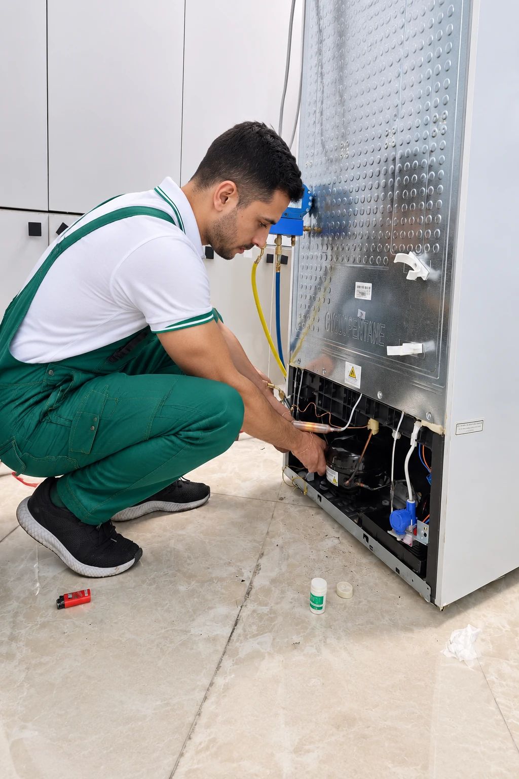 نمایندگی تعمیر یخچال در اندیشه توسط تکنسین برفاب سرویس