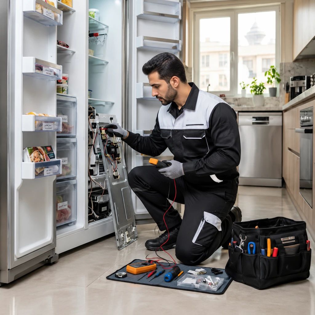 تعمیر یخچال در صالحیه توسط برفاب سرویس