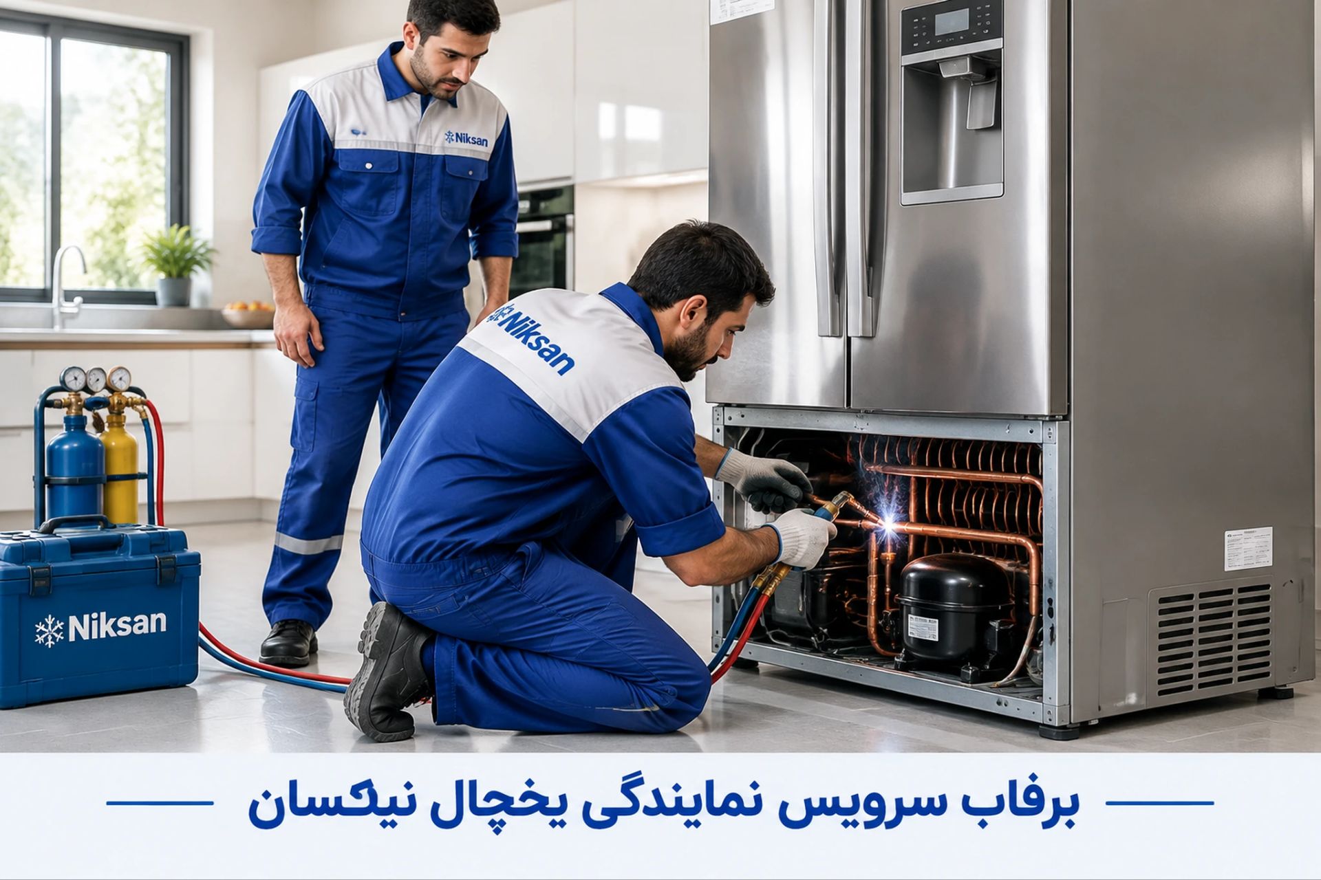 بررسی مدار الکترونیکی و تست تخصصی سنسورهای دمای یخچال فریزر نیکسان در منزل